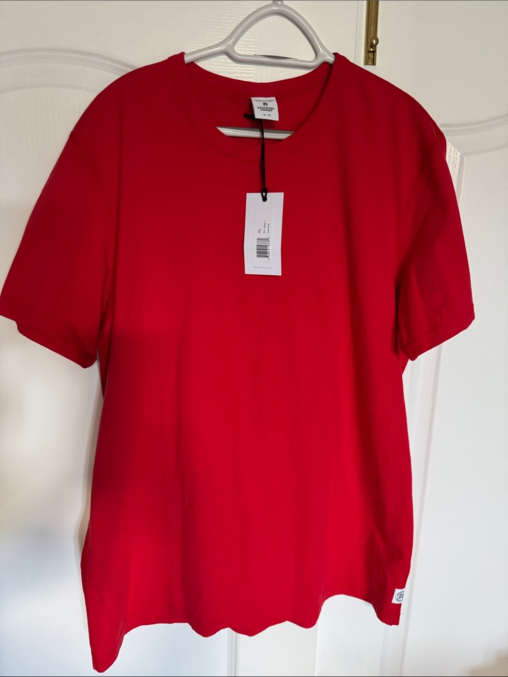 Reigning Champ Red Short-Sleeve Crewneck Tee